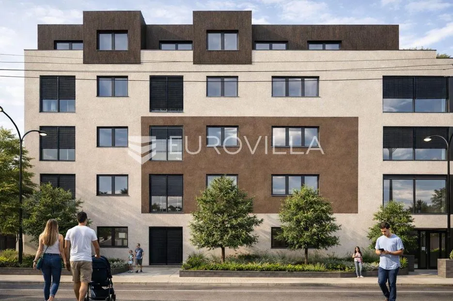 zagreb, donje vrapče, atraktivan trosoban stan u novogradnji, 83 m² - slika 1