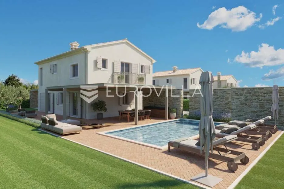 Istra, Vižinada Ohnići luksuzna kuća s bazenom NKP 150 m2 na imanju 900 m2 - Ohnići, Vižinada