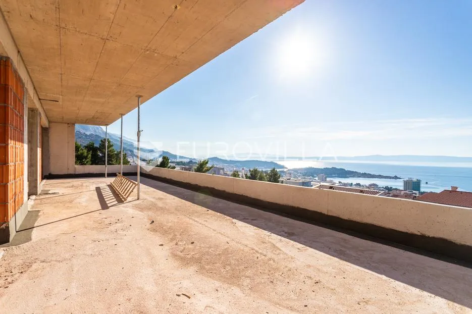 makarska, trosoban stan s panoramskim pogledom na more i prostranom terasom - slika 5