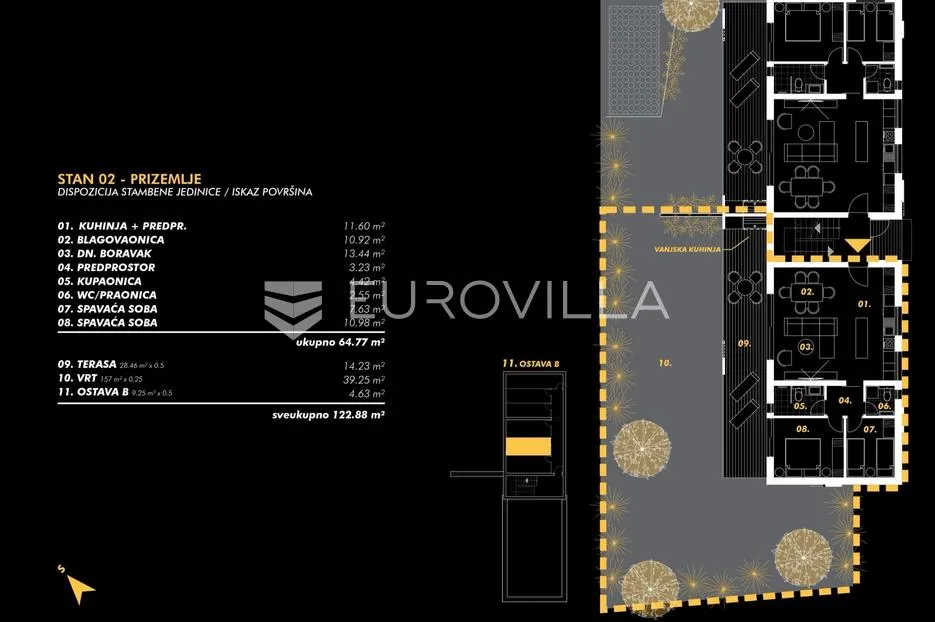 umag, novogradnja, stan u prizemlju, 64.77 m² s vrtom od 157 m² - slika 14