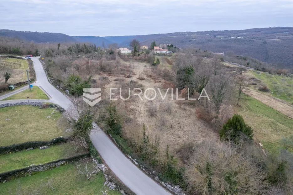 istra, labin, šumber, prostrano građevinsko zemljište s pogledom na učku - slika 7