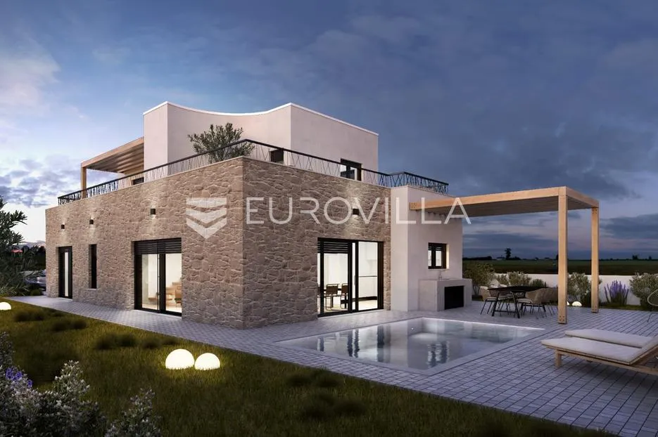 vodice, novogradnja, kuća s bazenom, 176,40 m² - slika 8