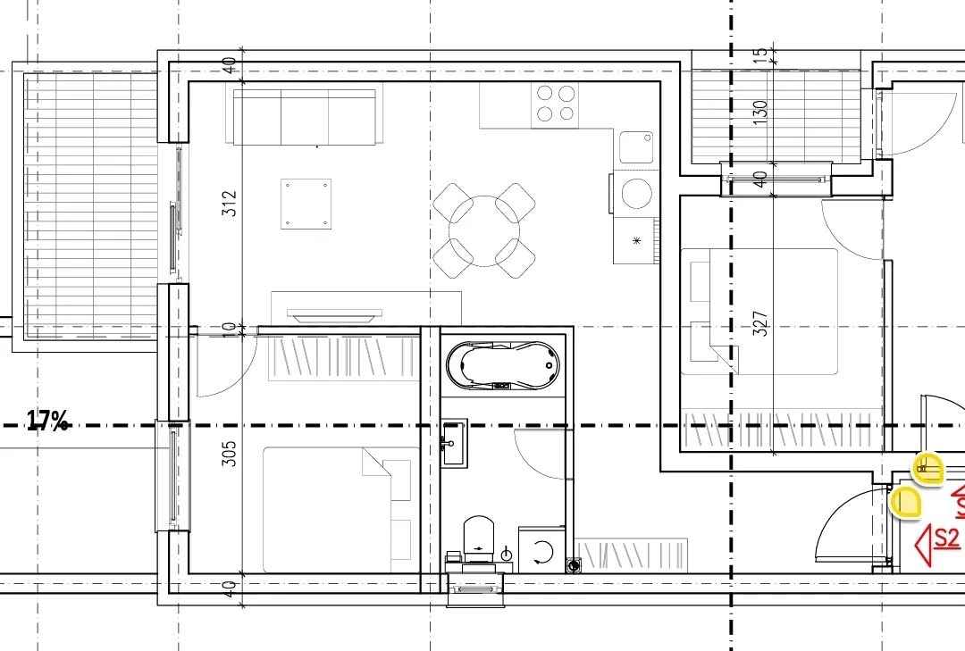 zagreb, črnomerec, dvosoban stan, novogradnja 43 m², garaža - slika 5