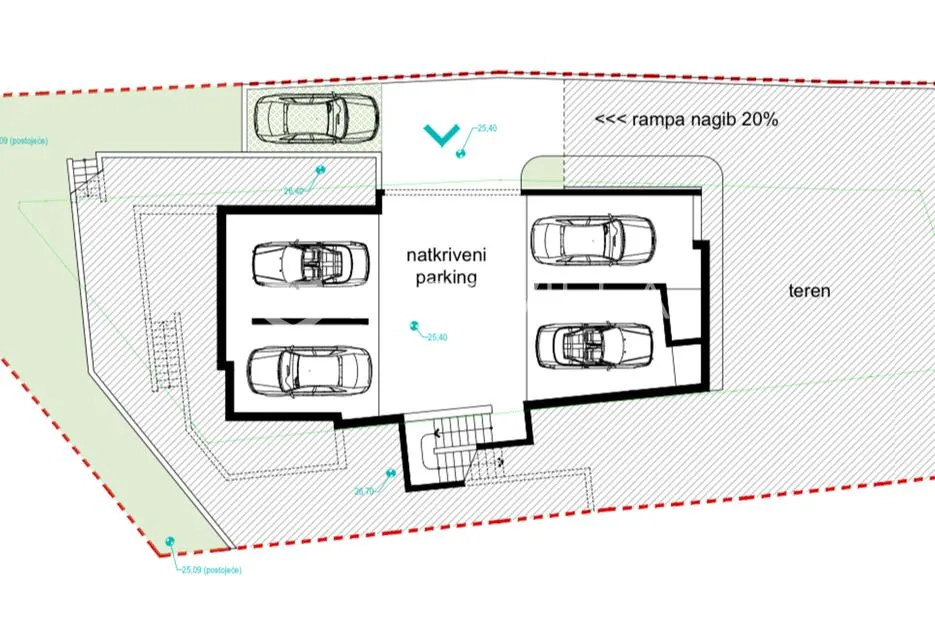 trogir, okrug, trosoban stan na prvom katu neto korisne površine 120 m2 - slika 8