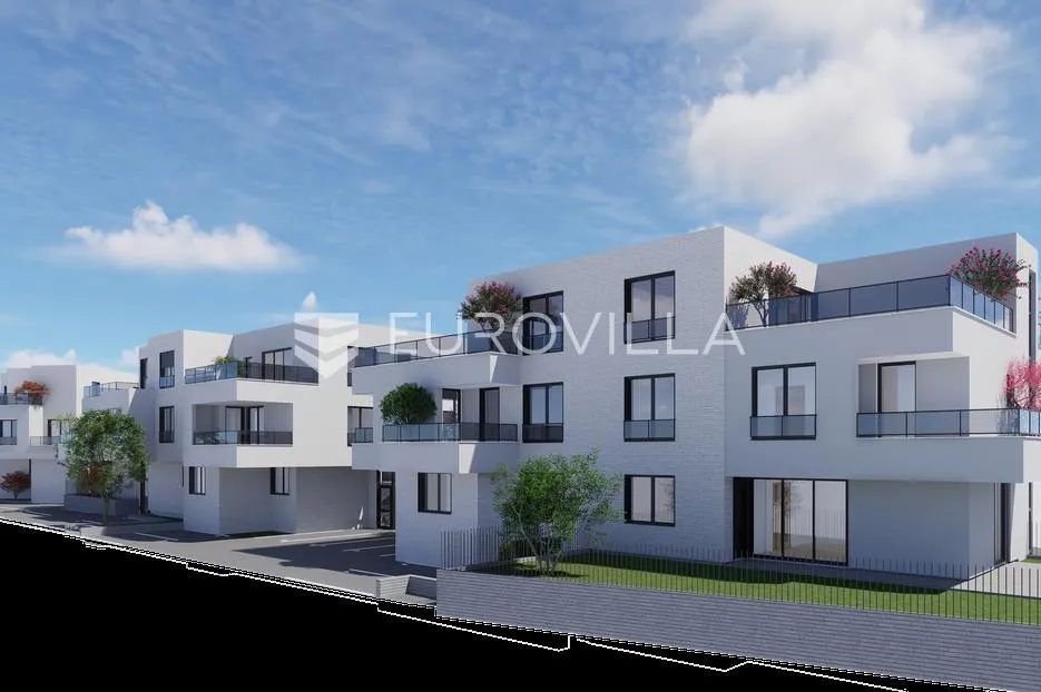 Zagreb, Jarun, NOVOGRADNJA, četverosoban stan s vrtom 130,67 m²
