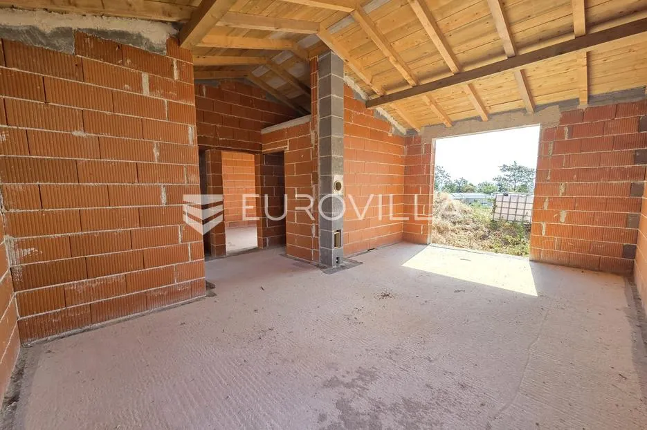istra, peruški, rohbau kuća s bazenom i panoramskim pogledom na more - slika 8