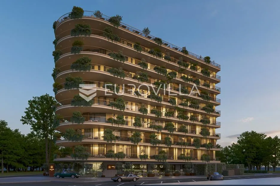 istra, umag — green tower residence, moderan jednosoban stan s terasom na 1. katu - slika 33