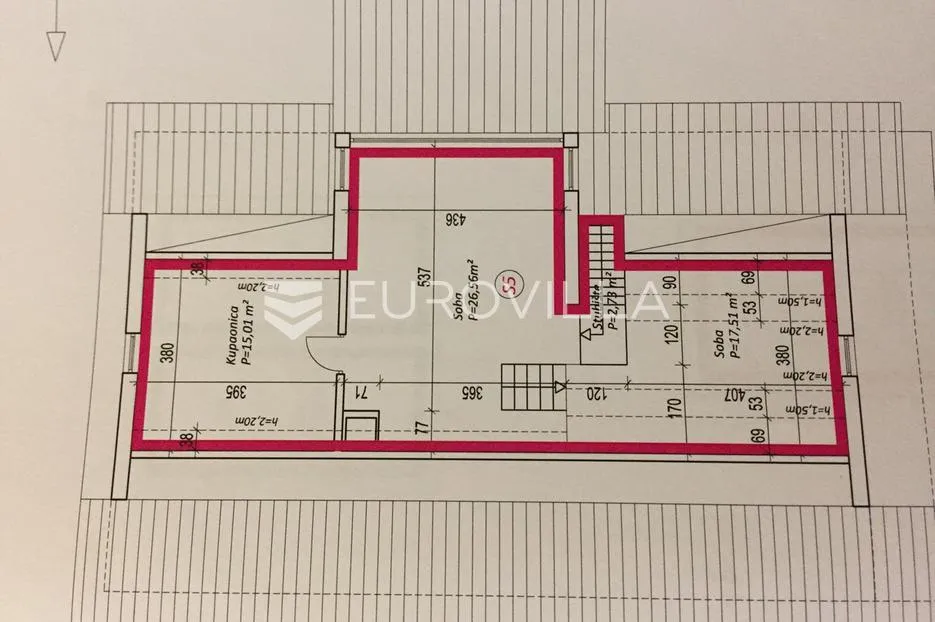 zagreb, pantovčak, pavlinovićeva, dvoetažni peterosoban stan sa balkonom, 170 m² - slika 13