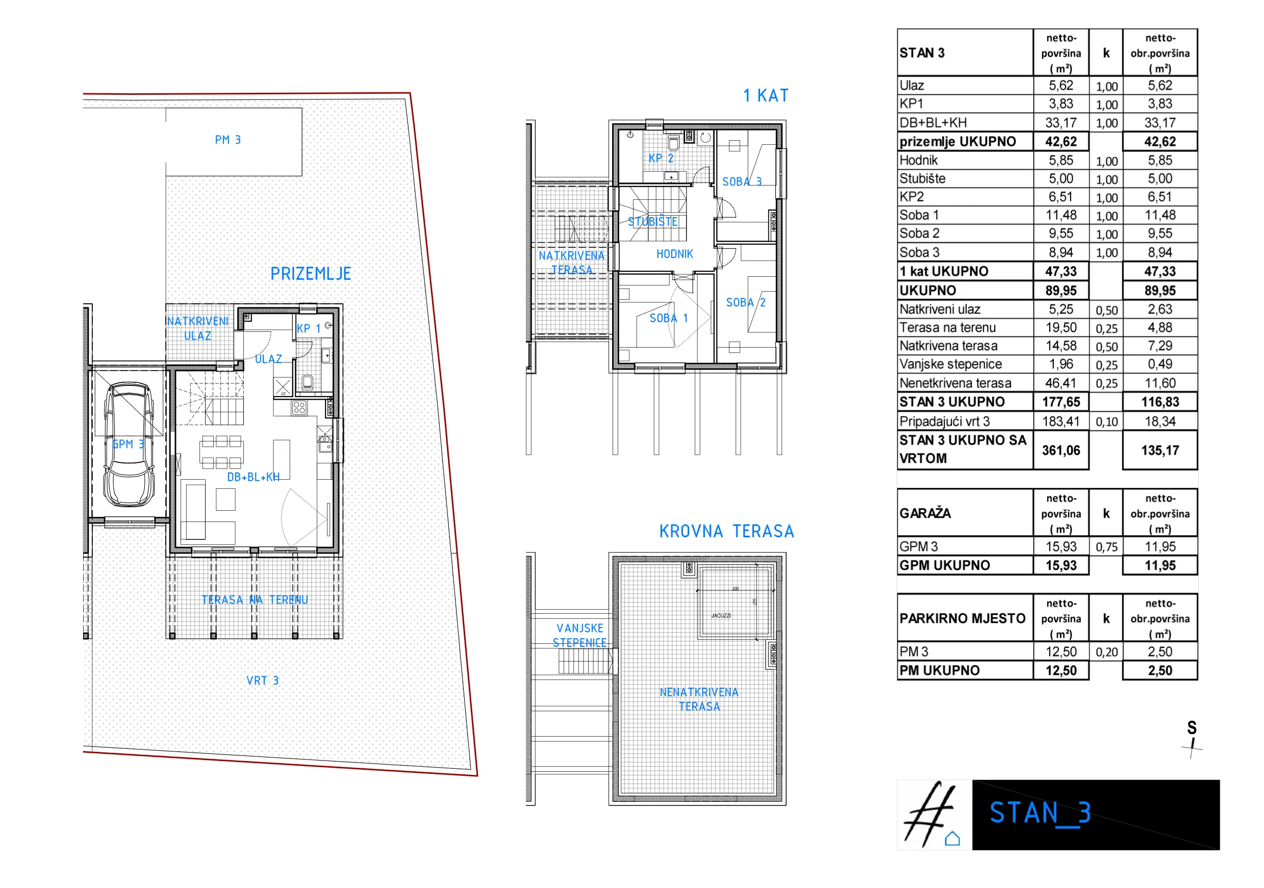zagreb, maksimir, moderna kuća u nizu, novogradnja (remete hills) nkp 150 m2 + gpm i pm - slika 6