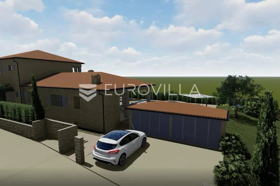 istra, ladići, ekskluzivno građevinsko zemljište s projektom i pravomoćnom građevinskom dozvolom - slika 15