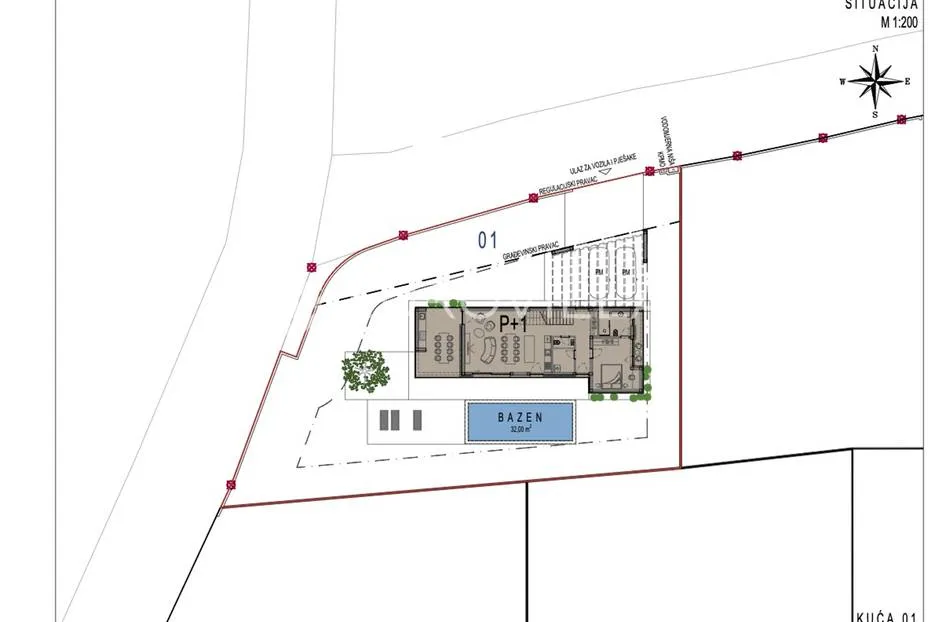 istra, kaštelir - labinci, moderna urbana vila nkp 175 m2 s velikom okućnicom - slika 4