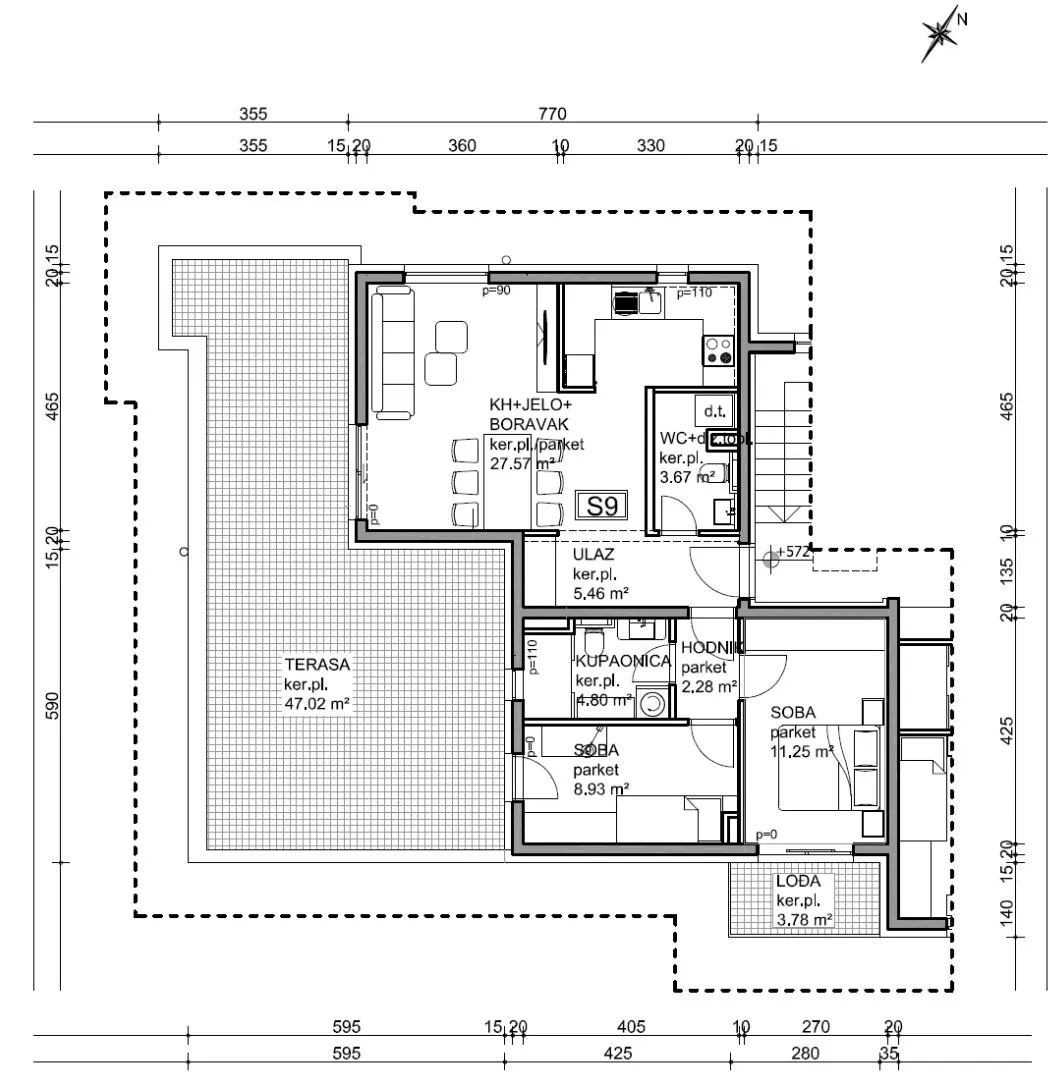 samobor, trosoban stan 78 m² garaža novogradnja - slika 5