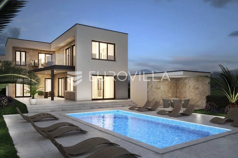 Istra, Peroj, luksuzna villa 200 m², s pogledom na more, 450 m od mora - Peroj, Vodnjan