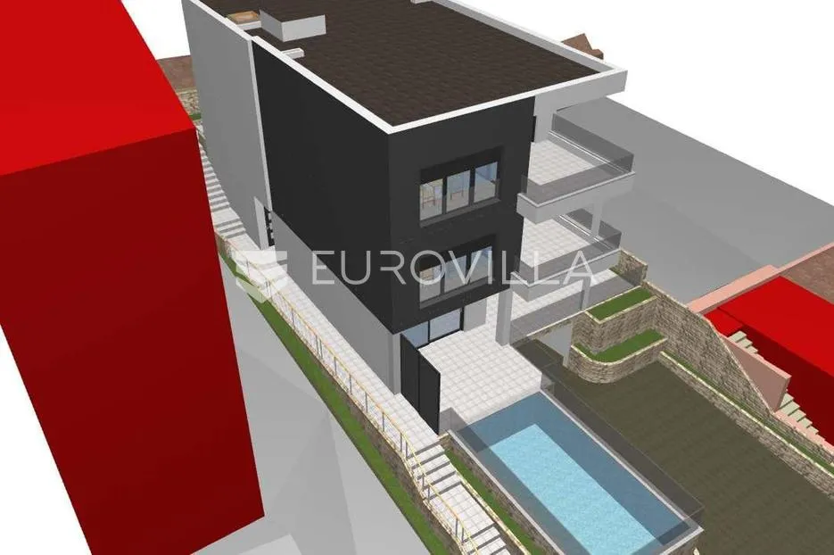 krvavica, novogradnja trosobni stan prizemlje s pogledom na more - slika 6
