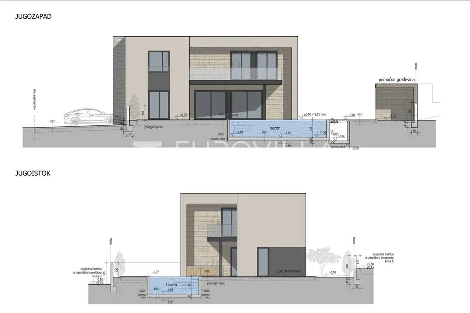 istra, peroj, luksuzna villa 200 m², s pogledom na more, 450 m od mora - slika 11
