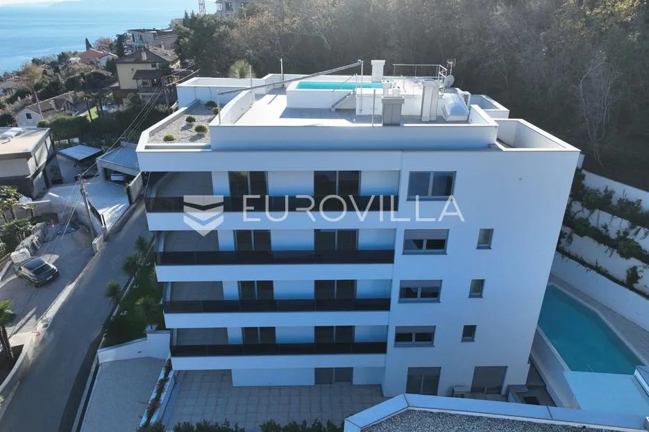 opatija, centar, atraktivan trosoban stan 105 m² u novogradnji s pogledom na more - slika 2