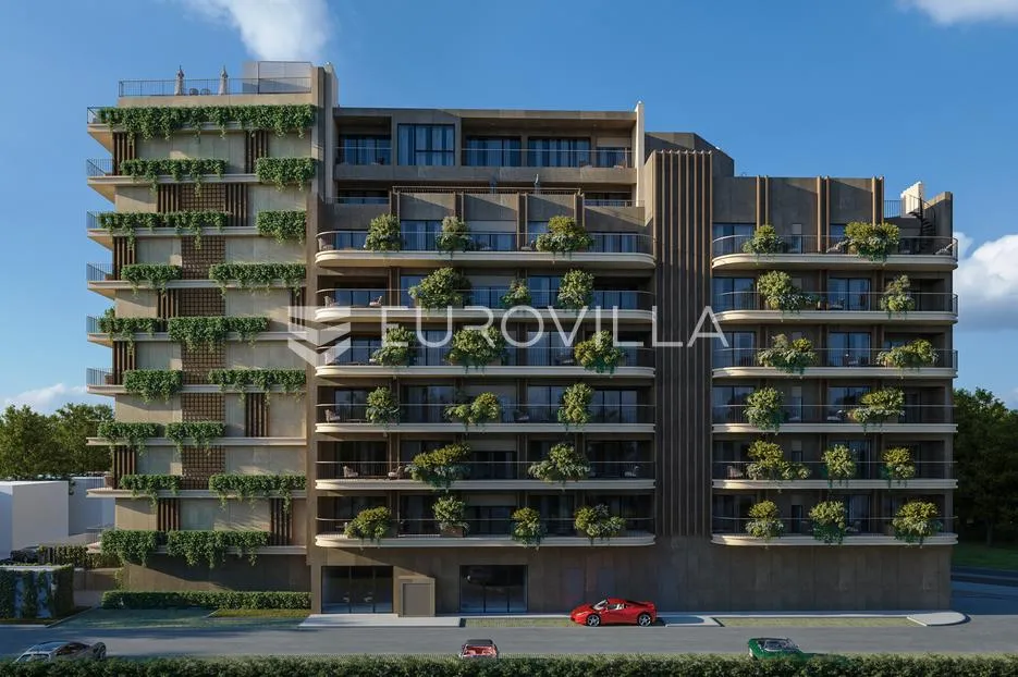 istra, umag, green tower residence, dvosoban apartman s terasom na 4. katu - slika 43
