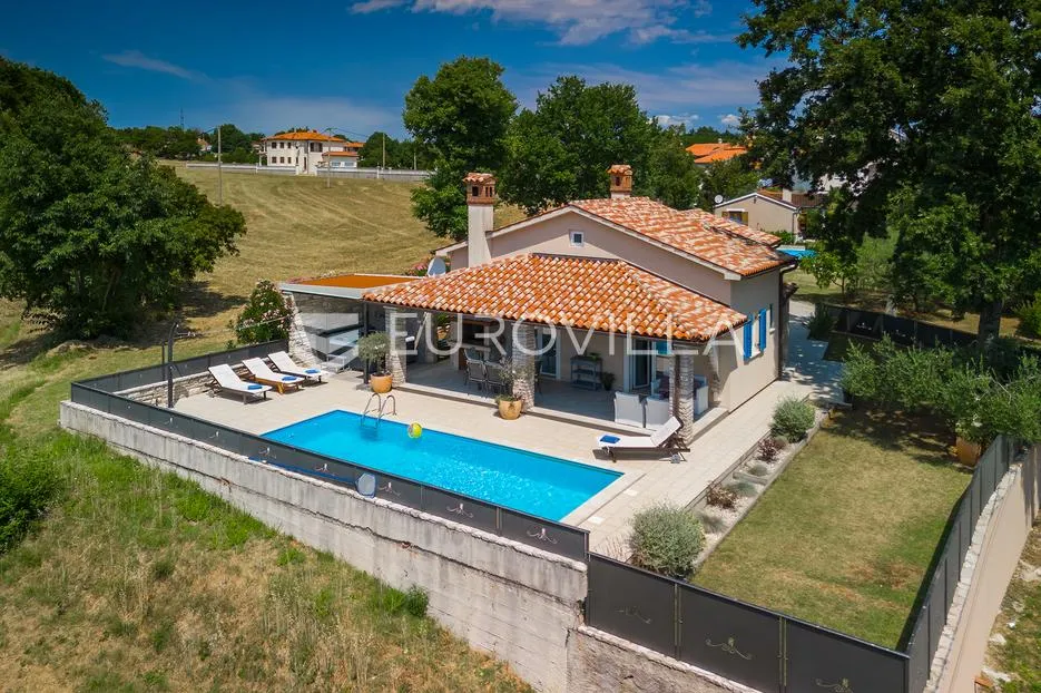 istra, barban, dugoročni najam samostojeće kuće 97 m² s bazenom i jacuzzijem na mirnoj lokaciji - slika 6