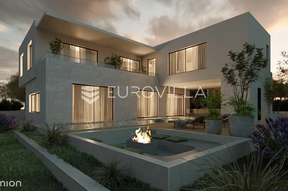 vodice, premium vila s bazenom i jacuzzijem u izgradnji, zemljište 600 m² - slika 9