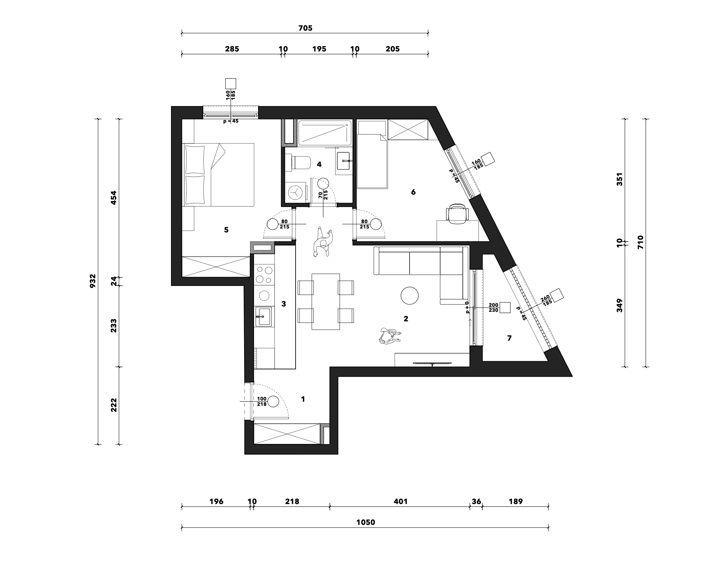 zagreb, črnomerec, kuniščak, atraktivan trosoban stan u novogradnji, 57 m² - slika 9
