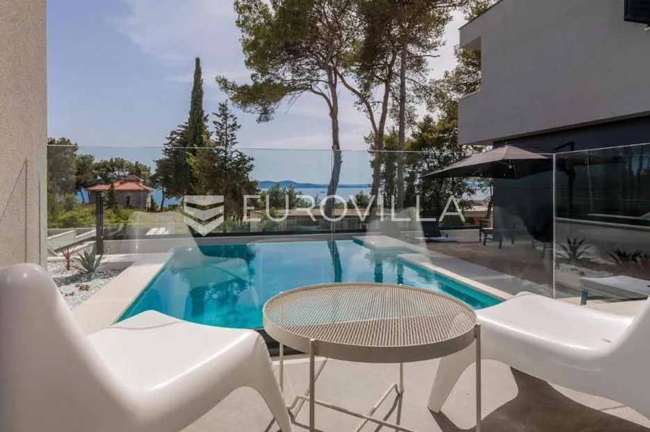 zadar, diklo, prekrasna villa s bazenom i pogledom na more - slika 4