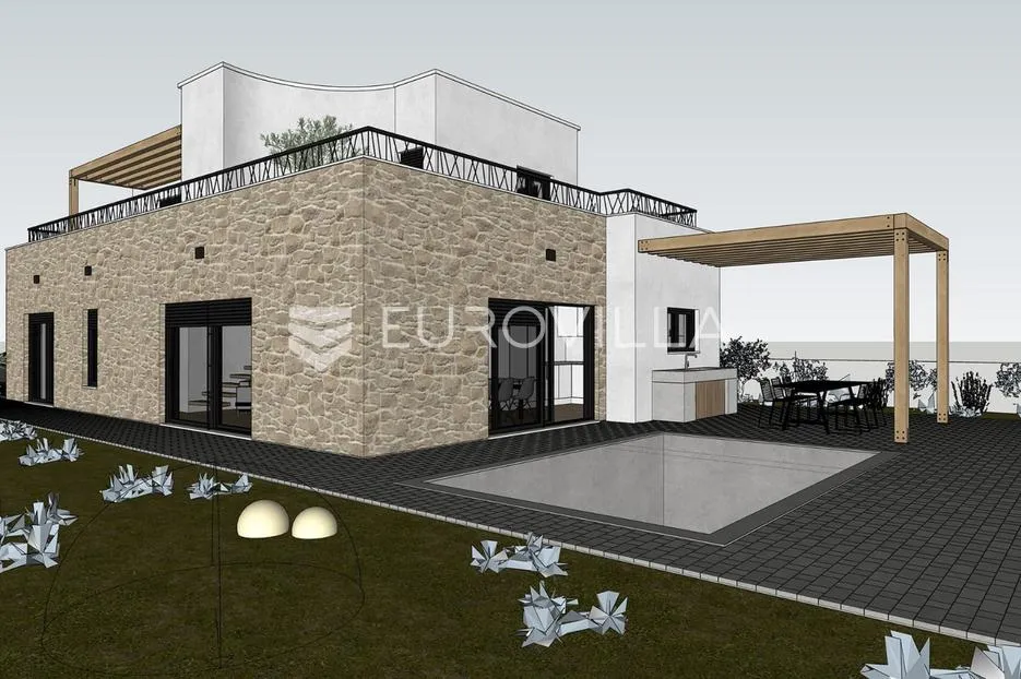 vodice, novogradnja, kuća s bazenom, 176,40 m² - slika 11