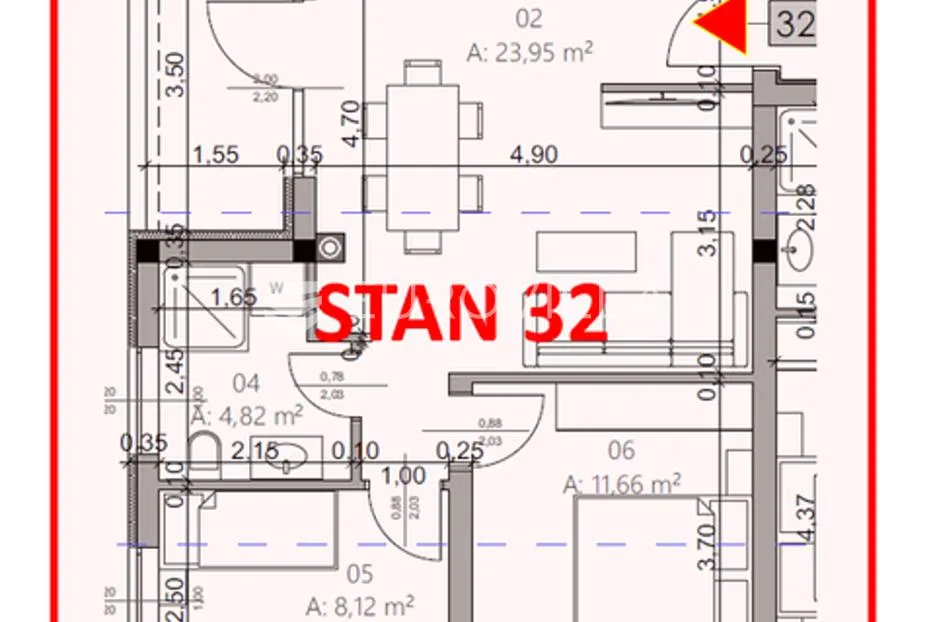 pula, monvidal, dvosoban stan u novogradnji - slika 3