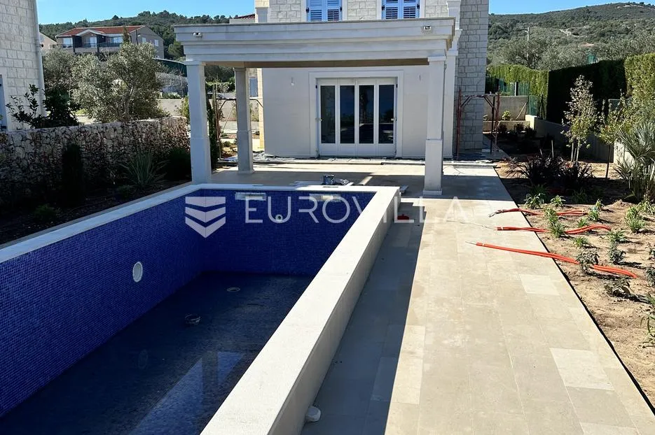 otok pašman, dobropoljana, klasična kamena vila u prvom redu do mora - slika 10