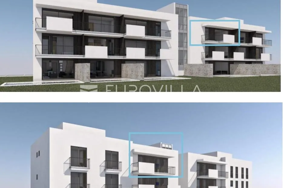 zadar, privlaka, novogradnja moderan četverosoban stan s krovnom terasom - slika 3