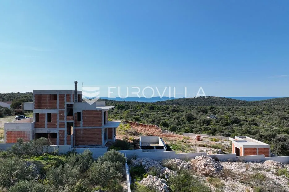 rogoznica, dvornica, luksuzna vila u izgradnji površine 450 m2 - slika 2