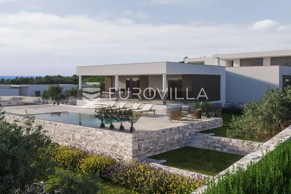 primošten, luksuzna prizema vila s panoramskim pogledom - slika 24