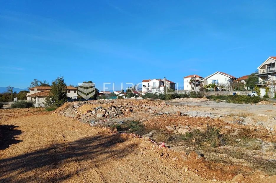 Malinska, Bogovići, građevinsko zemljište 1130 m², pogled na more sa 1. kata - Bogovići, Malinska-Dubašnica
