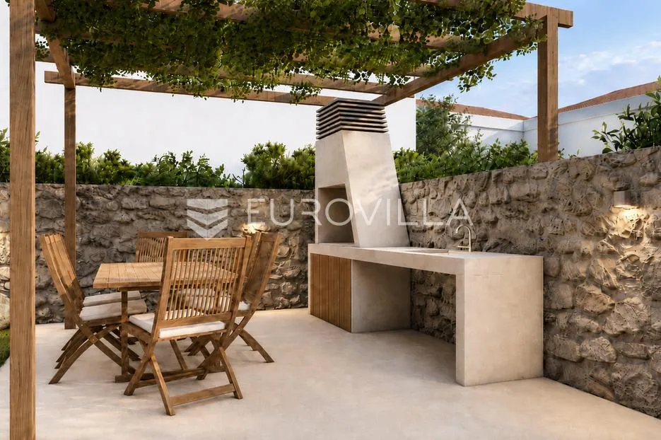 grad cres, centar, luksuzan trosoban stan u prizemlju 126 m², odlična lokacija - slika 3