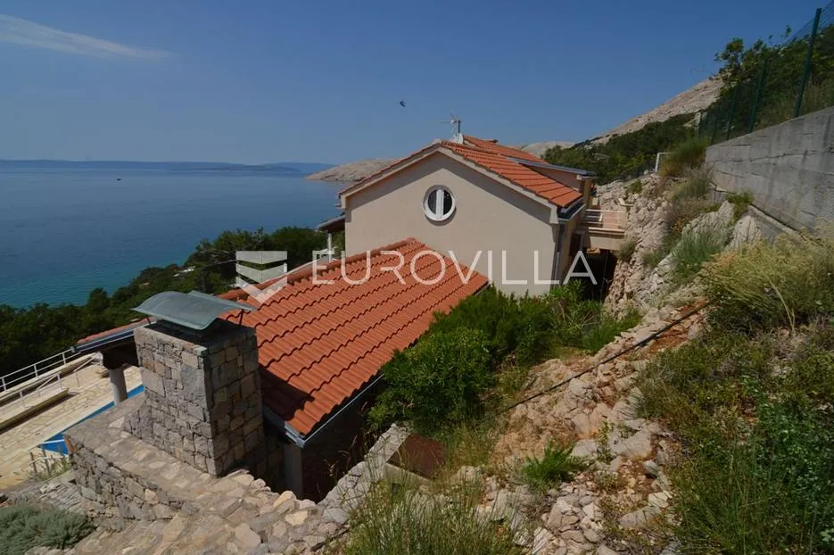 krk, stara baška, ekskluzivna vila u stijeni 450 m², panoramski pogled na more - slika 19