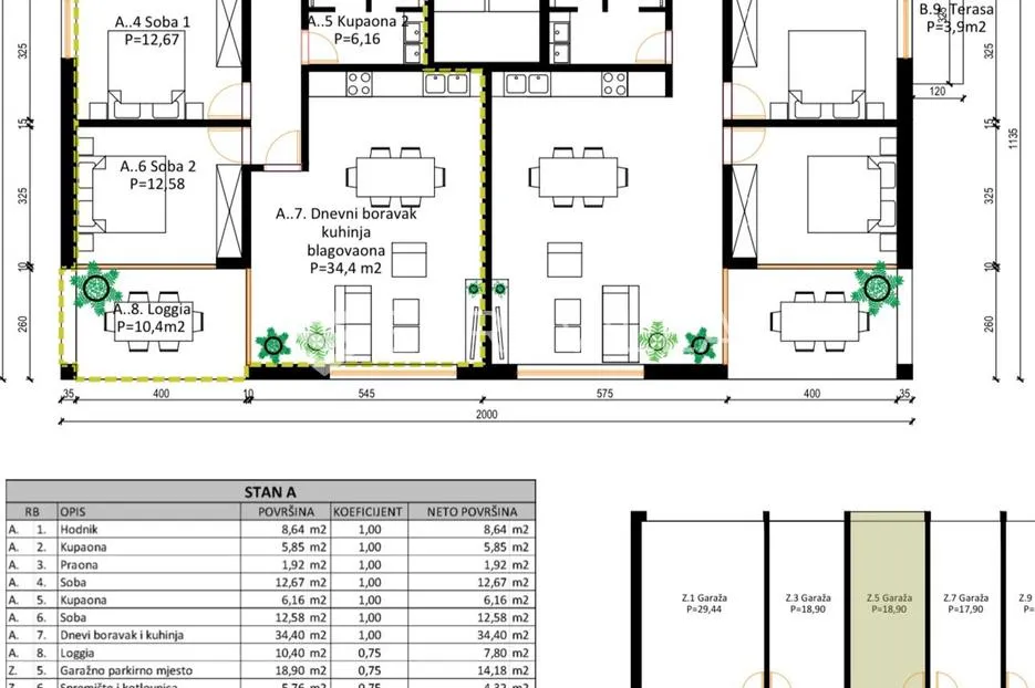 istra, rovinj, luksuzan stan s vrtom, 300 m od mora - slika 7