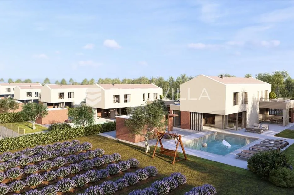 istra, labin - vrhunska moderna villa a, grijani bazen 48 m2, 2710 m2 uređene okućnice - slika 3
