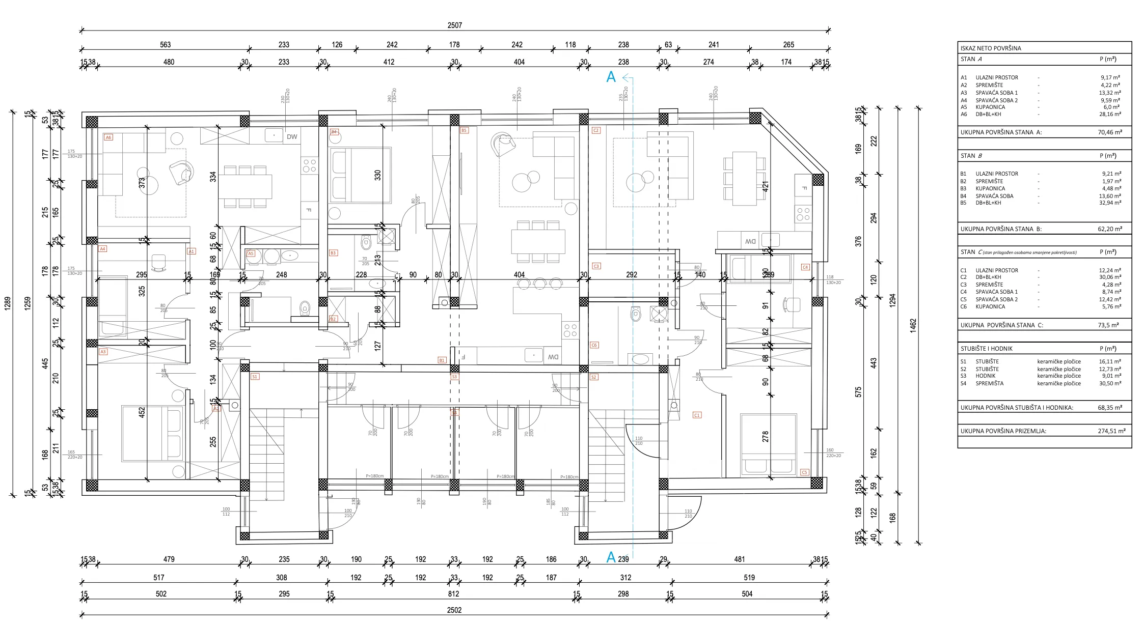 đakovo, centar, dvosoban stan 62,20 m², novogradnja - slika 8