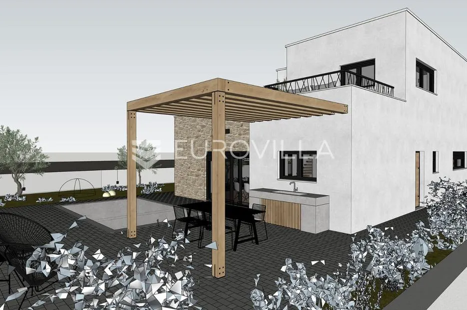 vodice, novogradnja, kuća s bazenom, 176,40 m² - slika 13