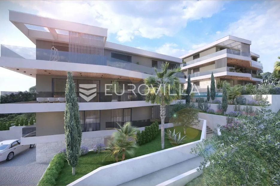 pula, pješčana uvala, luksuzni četverosobni stan s liftom, 1. kat, 119.22 m², pogled na more - slika 7
