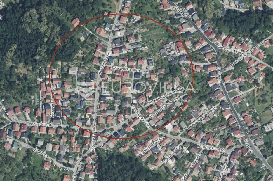 zagreb, črnomerec, građevinsko zemljište 1725 m² - slika 1
