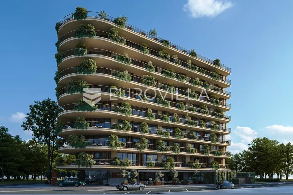 istra, umag — green tower residence, moderan jednosoban stan s terasom na 1. katu - slika 43