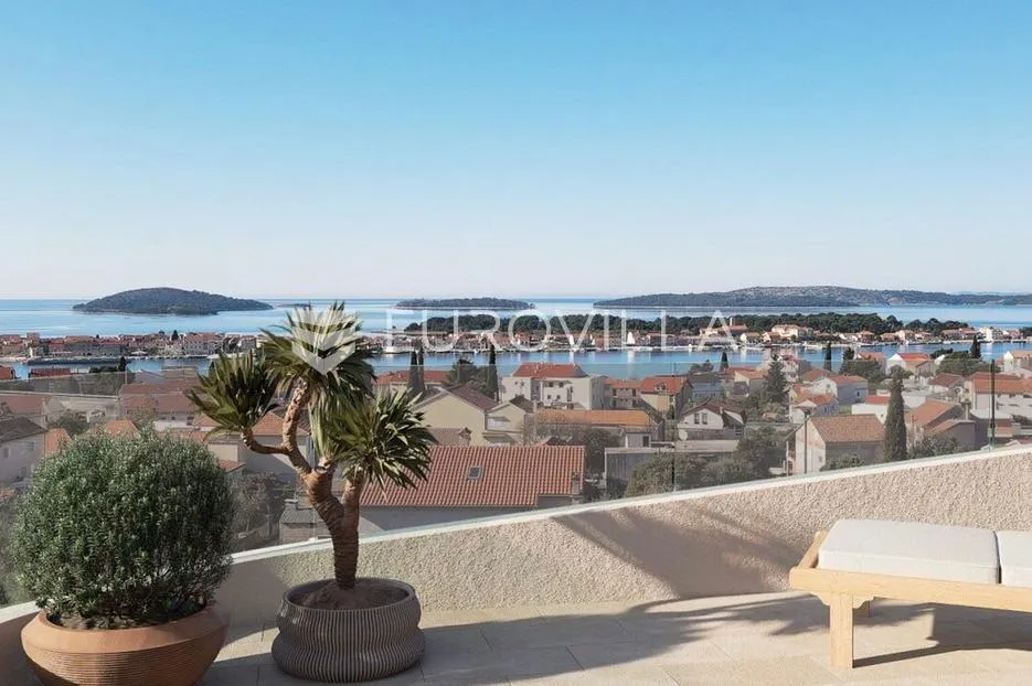 brodarica, novogradnja, jednosoban stan s pogledom na more, 65,95 m² - slika 3