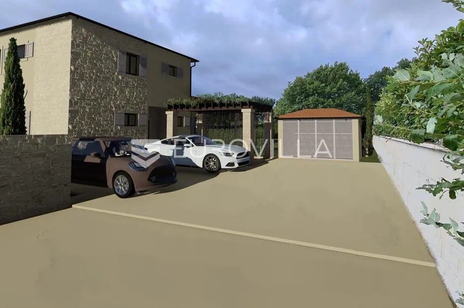 istra, ladići, ekskluzivno građevinsko zemljište s projektom i pravomoćnom građevinskom dozvolom - slika 7
