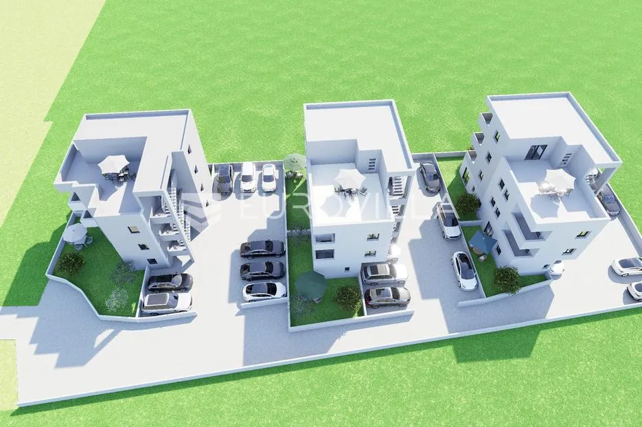 Trogir, dvosoban stan na prvom katu neto korisne površine 52,36 m², S4 Objekt B