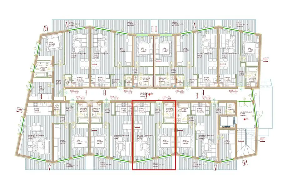 istra, poreč, jednosoban stan u prizemlju moderne novogradnje 53 m² - slika 17