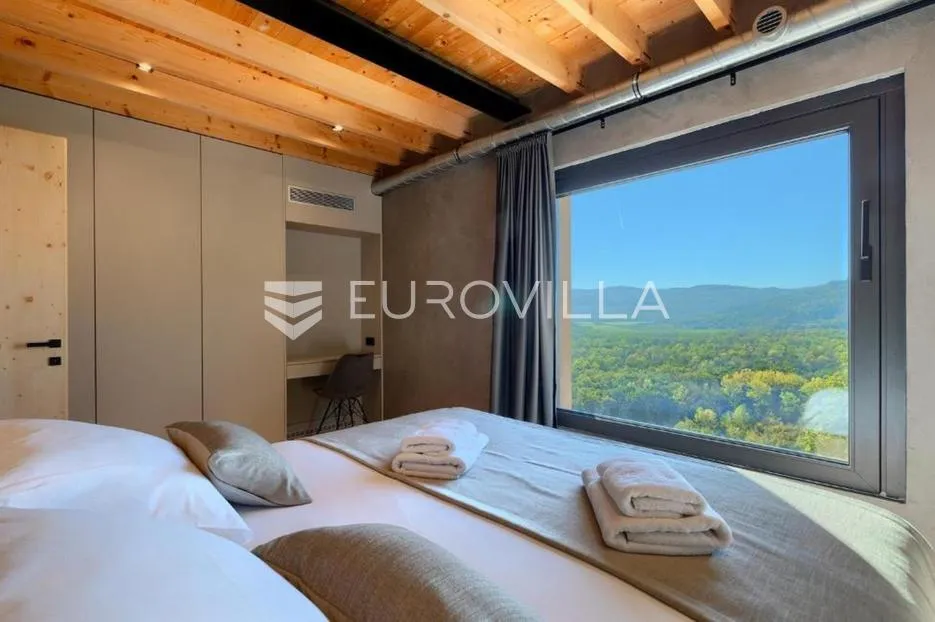 istra, motovun, luksuzna dizajnerska vila s infinity bazenom i panoramskim pogledom - slika 22