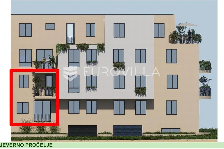 zagreb jarun moderan dvoetažni četverosobni stan 93 m² - slika 2