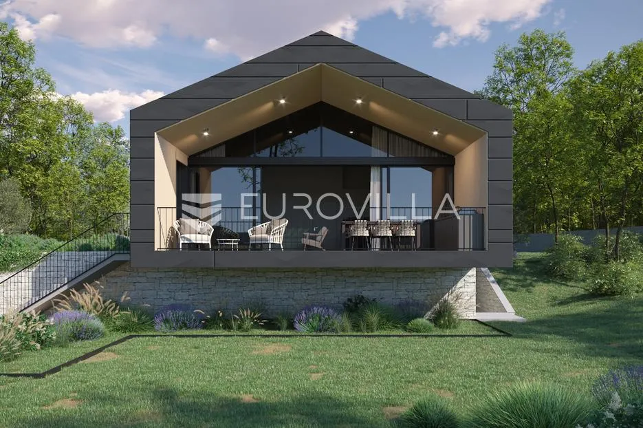 istra, kuhari, građevinsko zemljište s projektom - slika 2