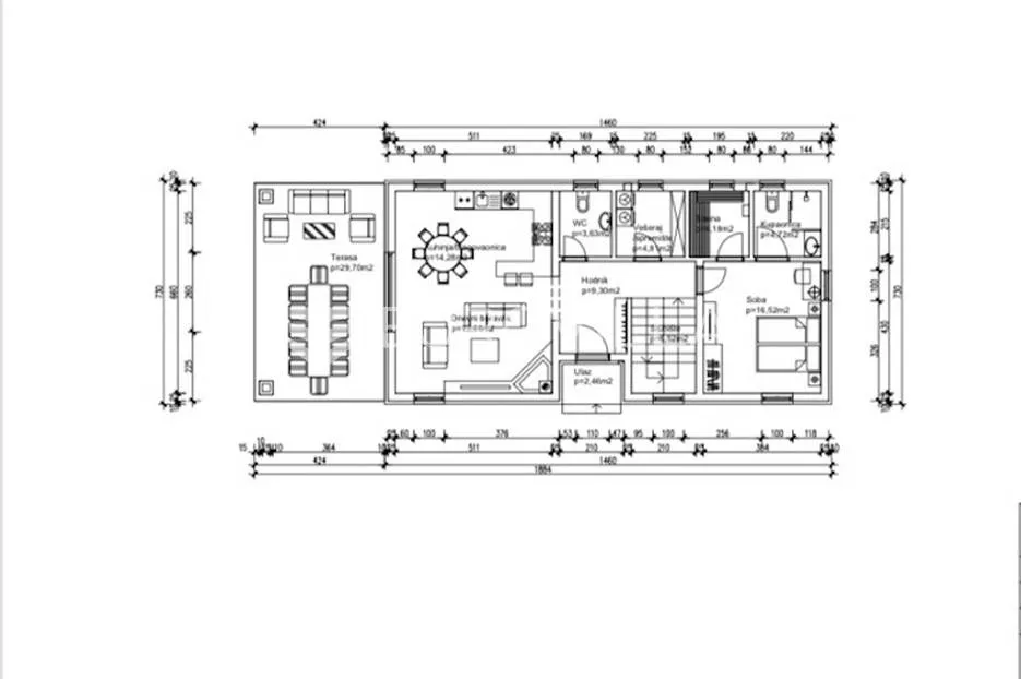 istra, barban - građevinsko zemljište s projektom i dozvolom, 784 m2 - slika 7
