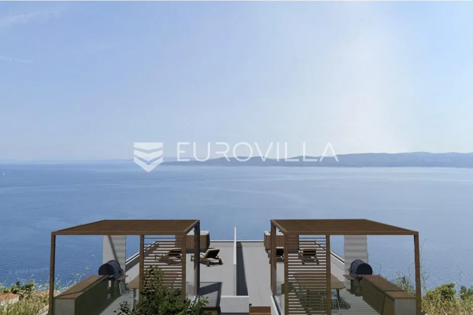 Omiška rivijera, luksuzni penthouse s krovnom terasom - Pisak, Omiš